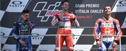 Moto GP: Dovizioso è il più veloce del Mugello